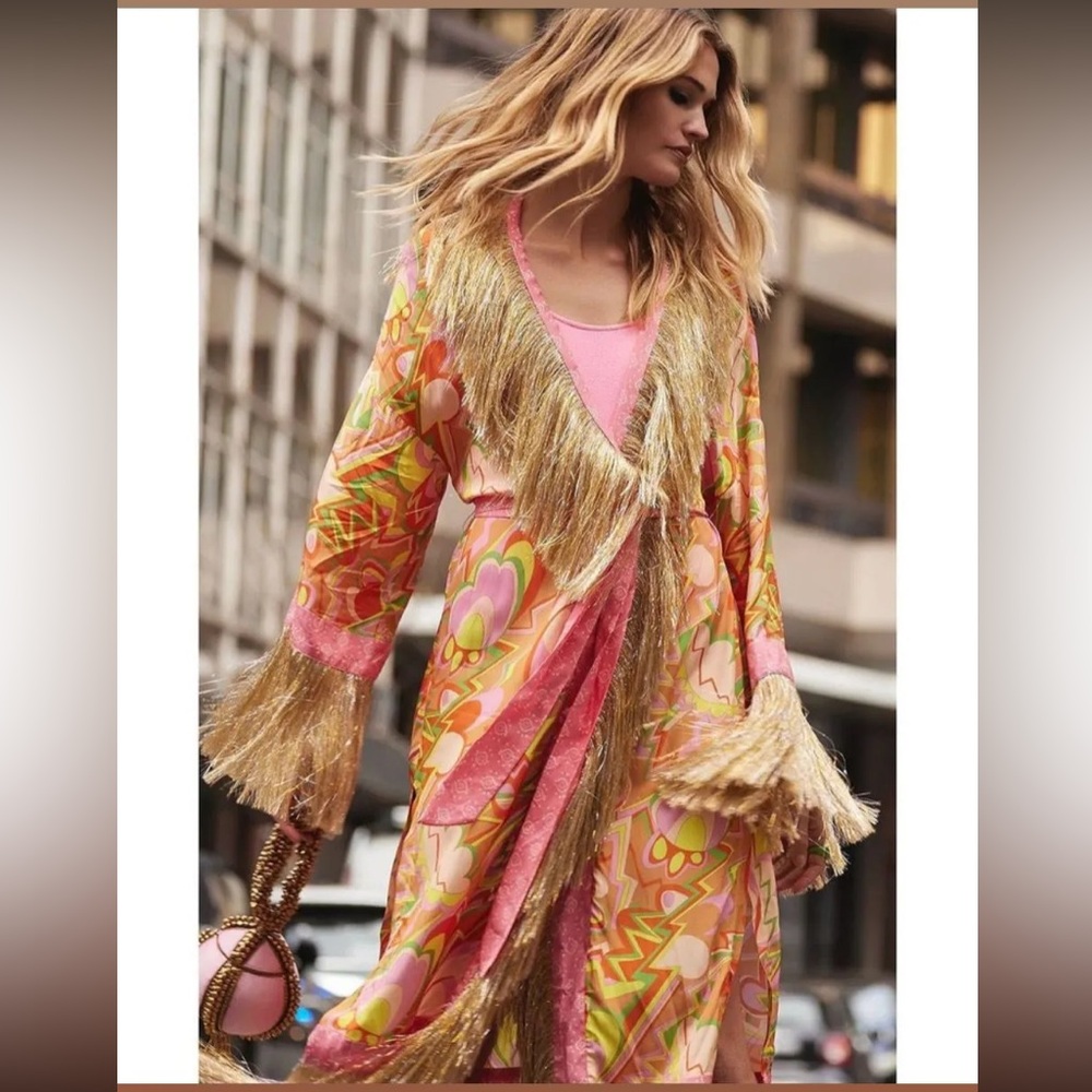 💕sold💕Celia B ZARYA kimono DRESS - Picture 4 of 6